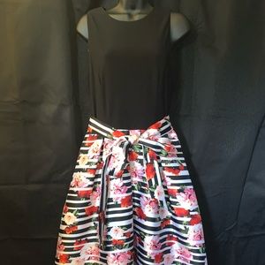 Floral print maxi dress